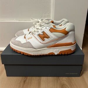 New Balance 550 White and Orange